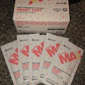 5 pk Pruvit Keto OS- Heart Tart- Caffeine Free